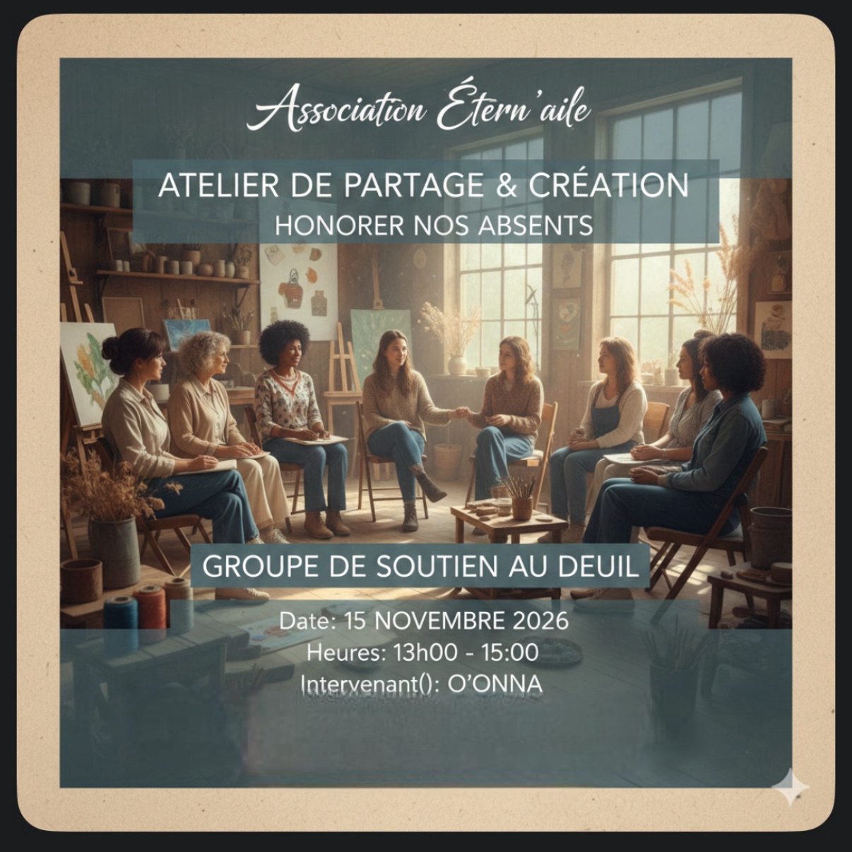 Illustration – Moment de parole 15 Novembre 2026 avec O'Onna