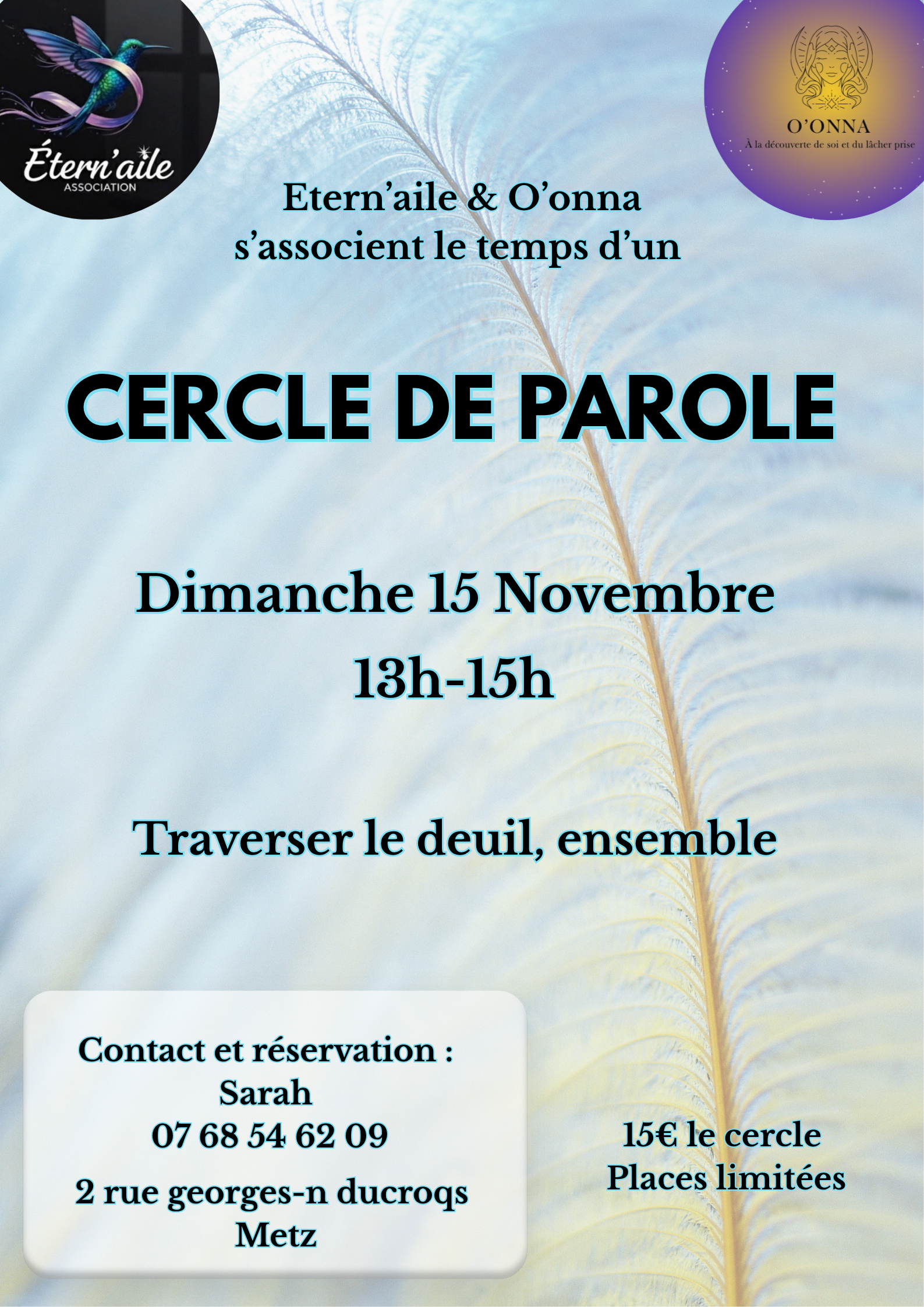 Illustration – Moment de parole 15 Novembre 2026 avec O'Onna