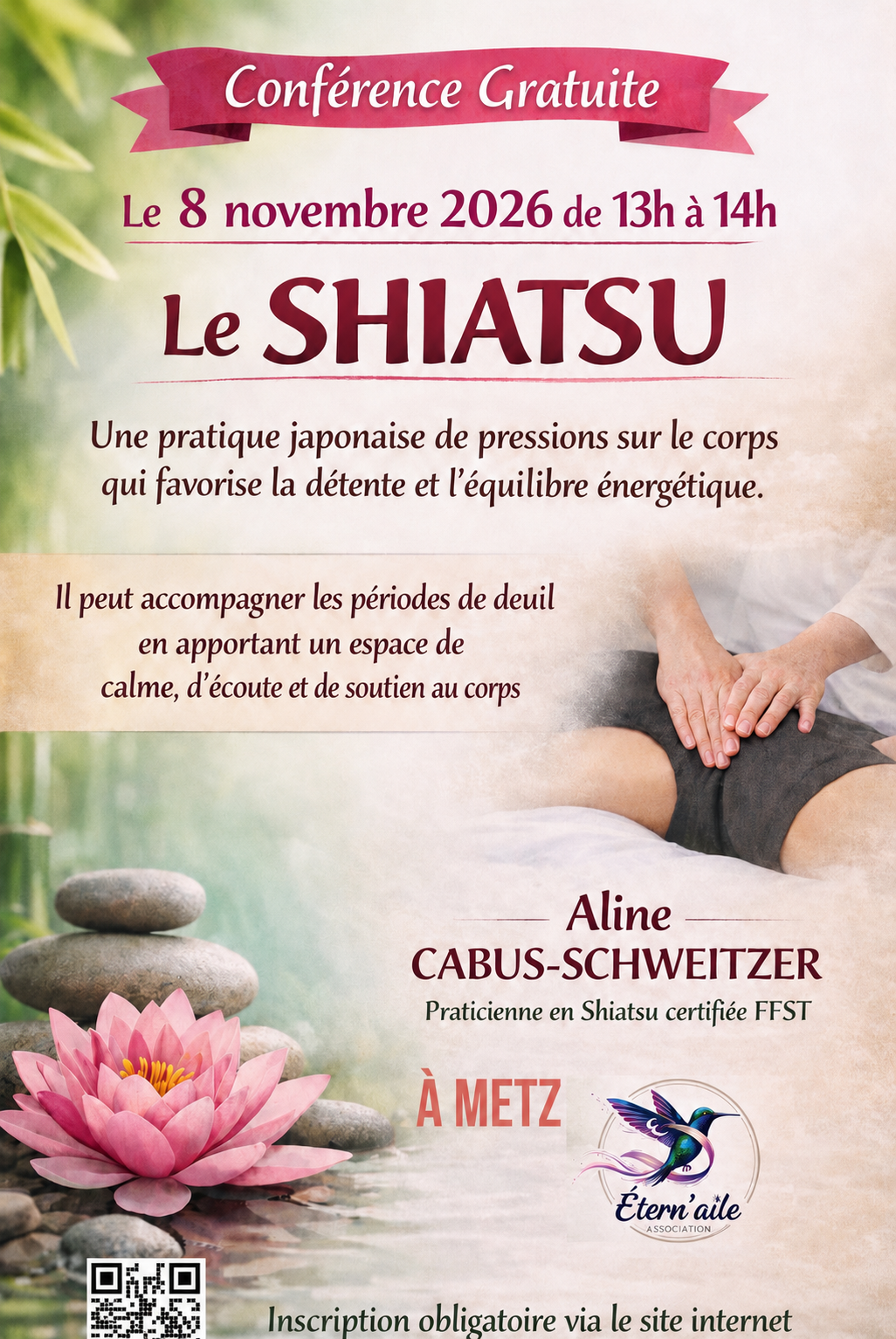 Illustration – Conference Shiatsu le 8 Novembre 2026