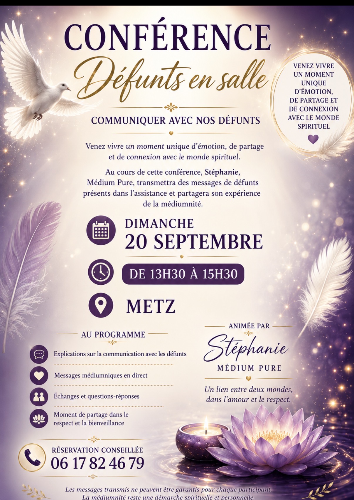 Illustration – Contact Défunts le 20 Septembre 2026 avec Stéphanie Dabrowski